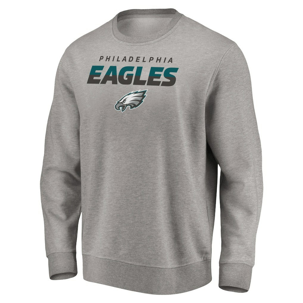 Philadelphia Eagles Elevate Play Pullover Sweatshirt - Gray for sale