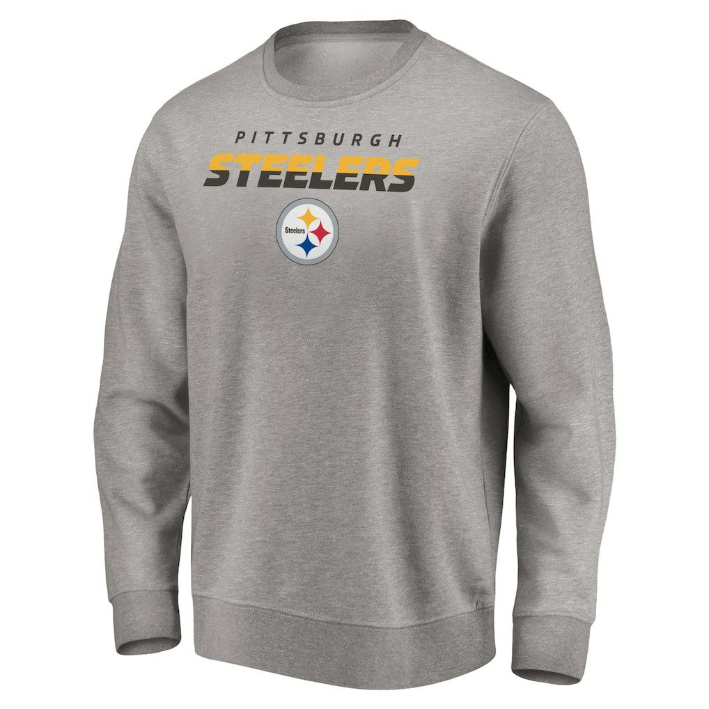 Pittsburgh Steelers Elevate Play Pullover Sweatshirt - Gray outlet