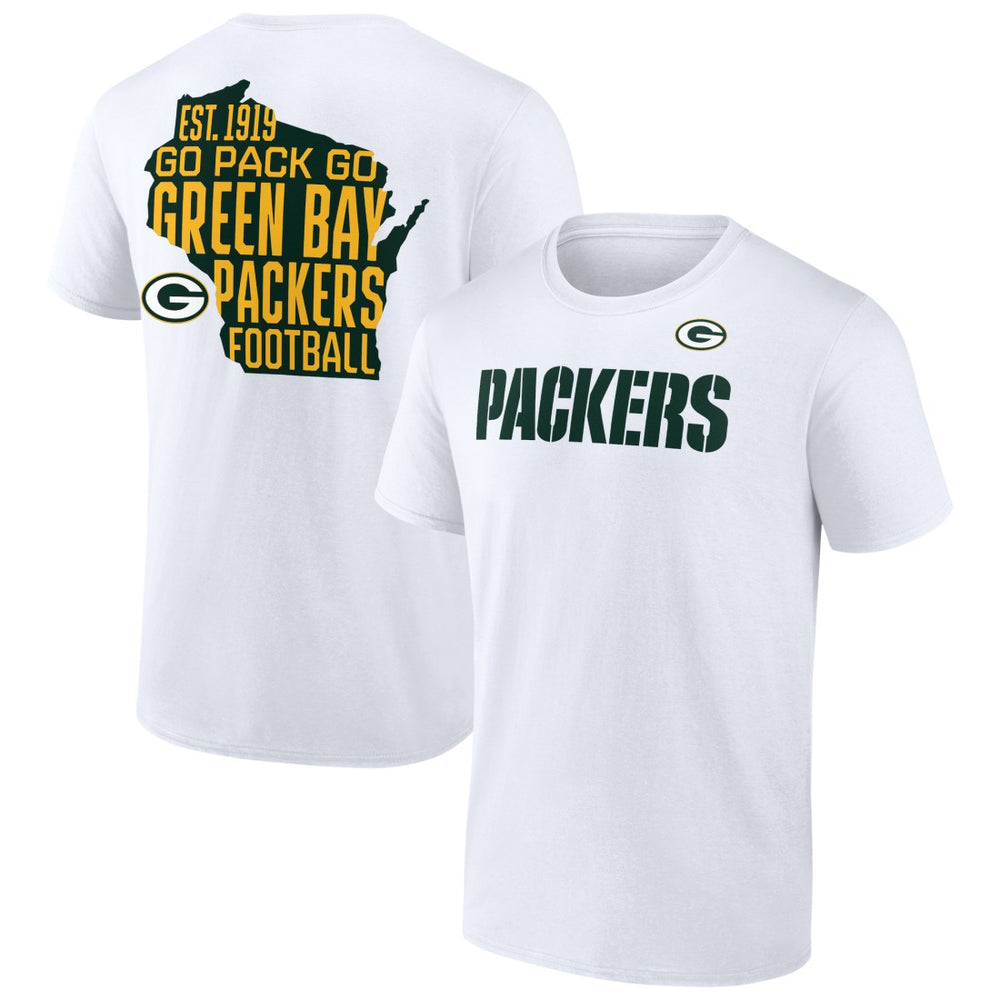 Green Bay Packers Hot Shot T-Shirt - White sale