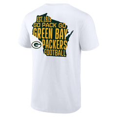 Green Bay Packers Hot Shot T-Shirt - White sale