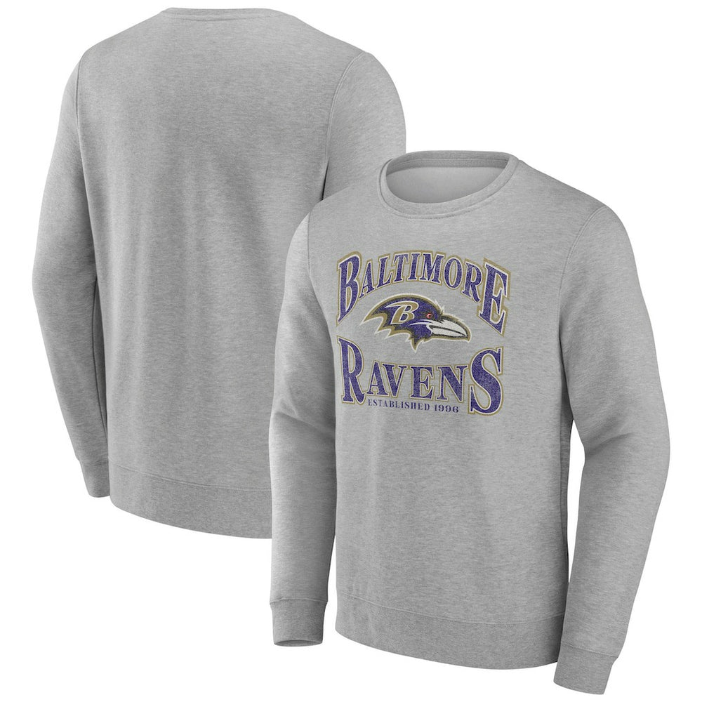 Baltimore Ravens Playability Pullover Sweatshirt - Gray online