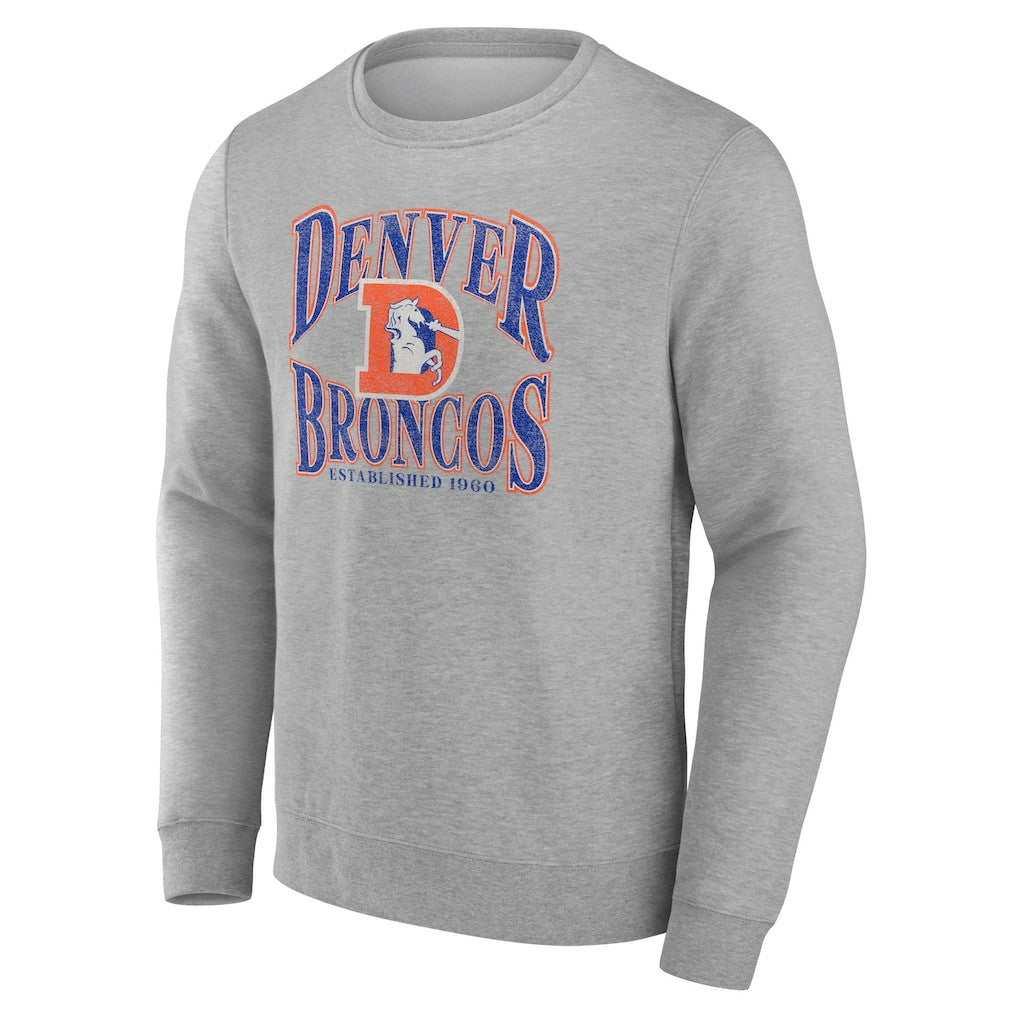 Denver Broncos Playability Pullover Sweatshirt - Gray sale