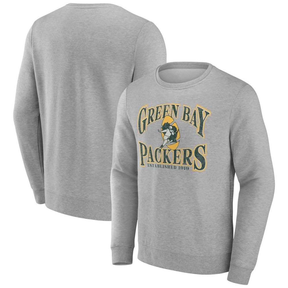 Green Bay Packers Playability Pullover Sweatshirt - Gray for sale