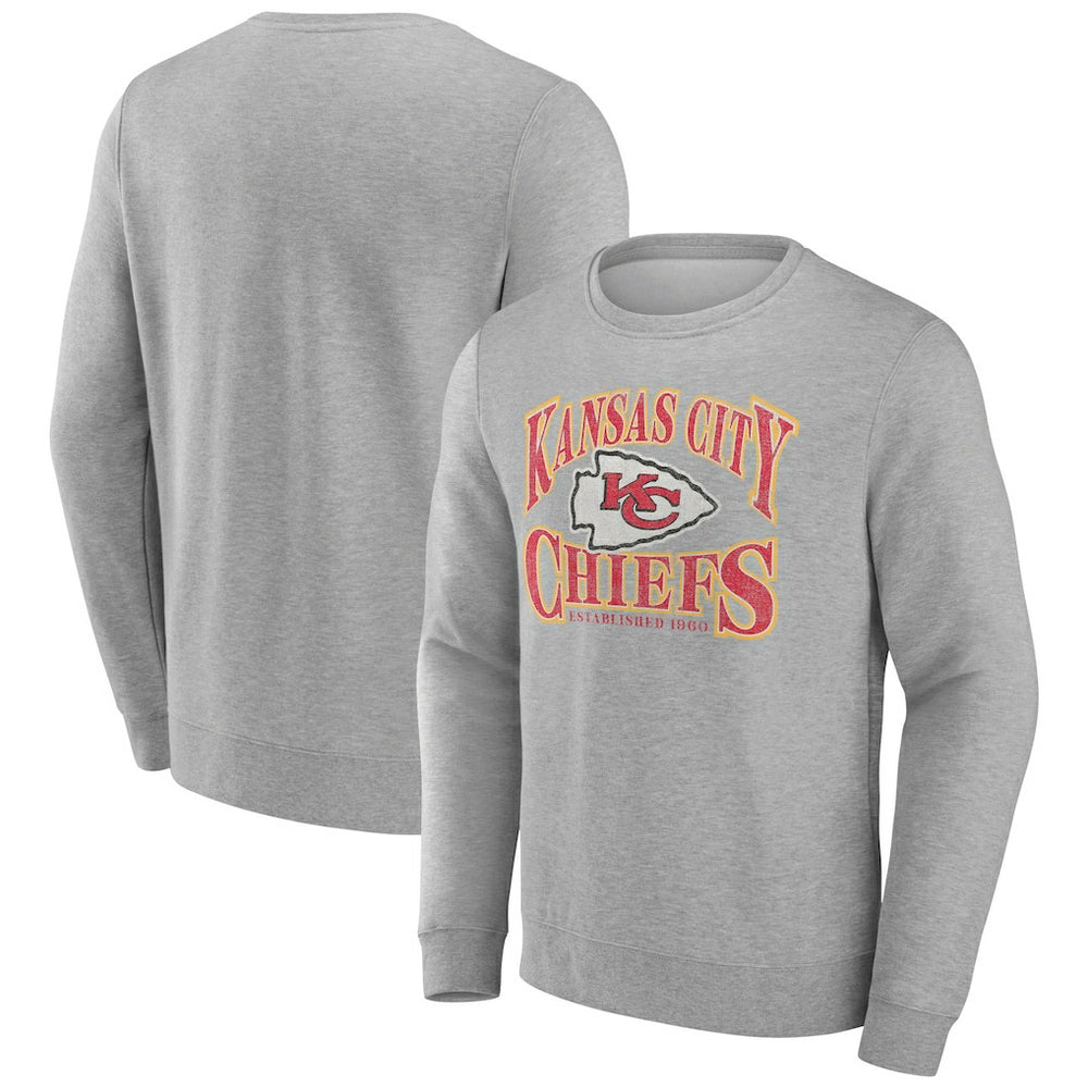 Kansas City Chiefs Playability Pullover Sweatshirt - Gray on sale