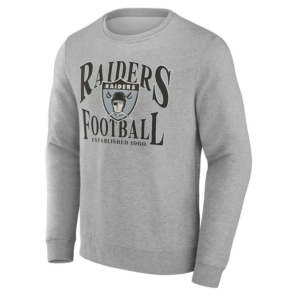 Las Vegas Raiders Playability Pullover Sweatshirt - Gray for sale