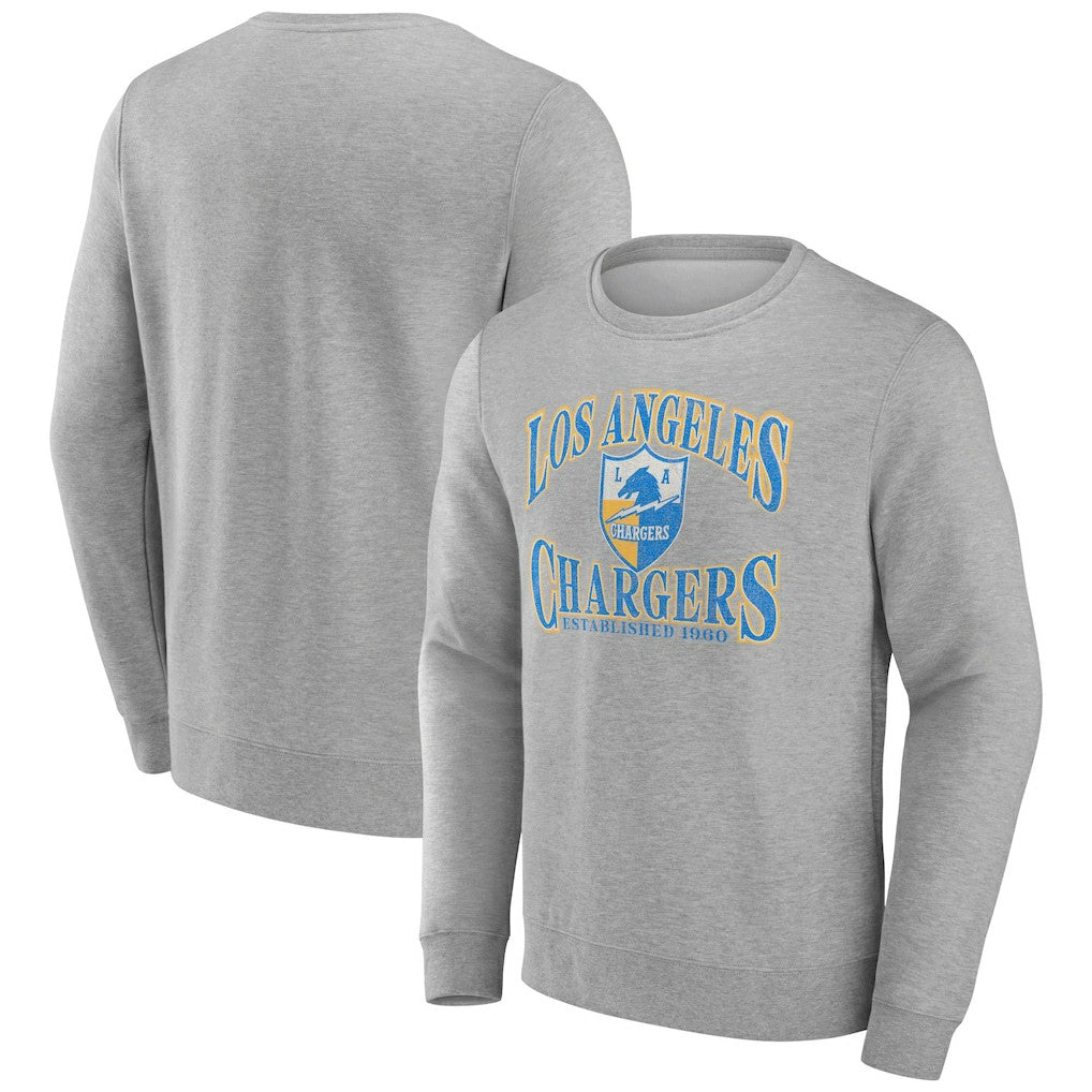 Los Angeles Chargers Playability Pullover Sweatshirt - Gray sale