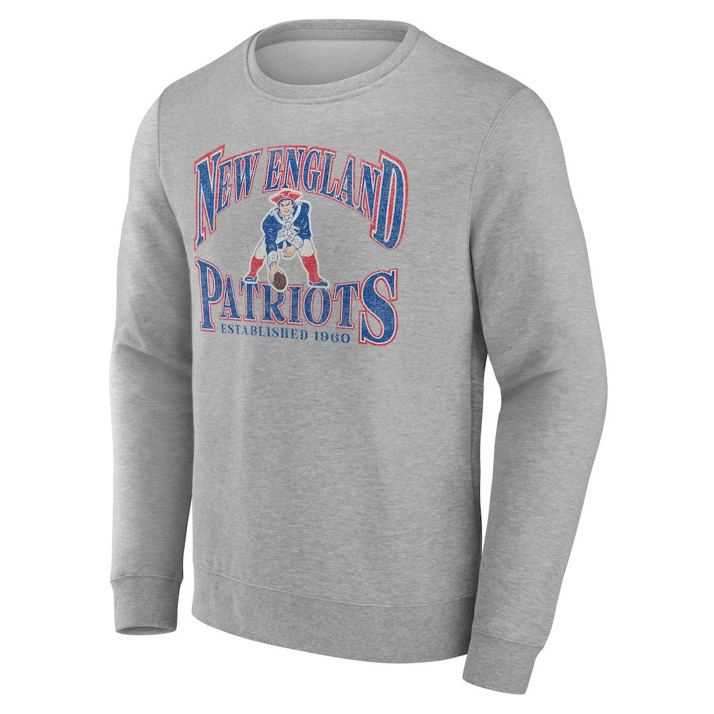 New England Patriots Playability Pullover Sweatshirt - Gray for sale