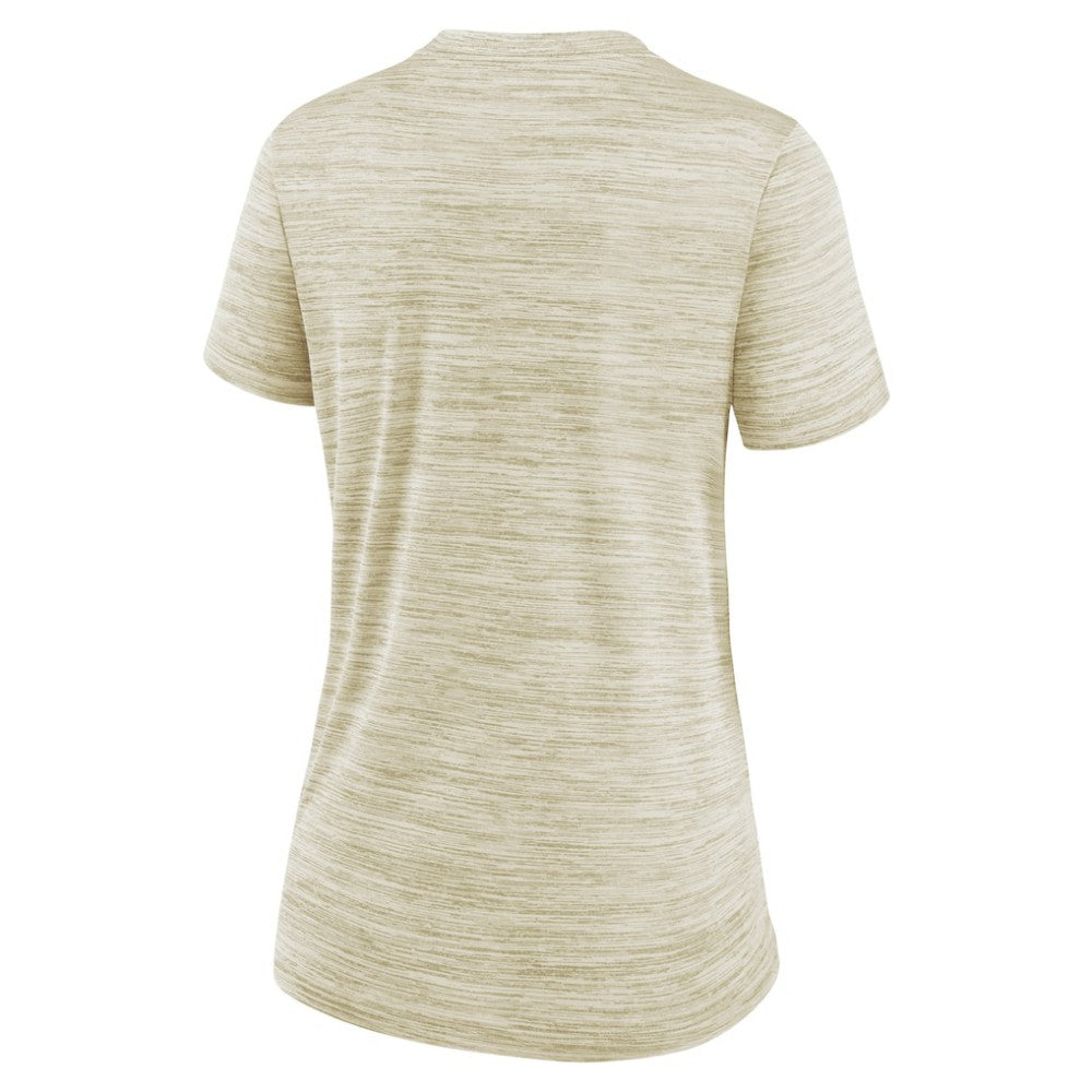 Los Angeles Angels Women's City Connect Practice Velocity T-Shirt - Cream | Nike