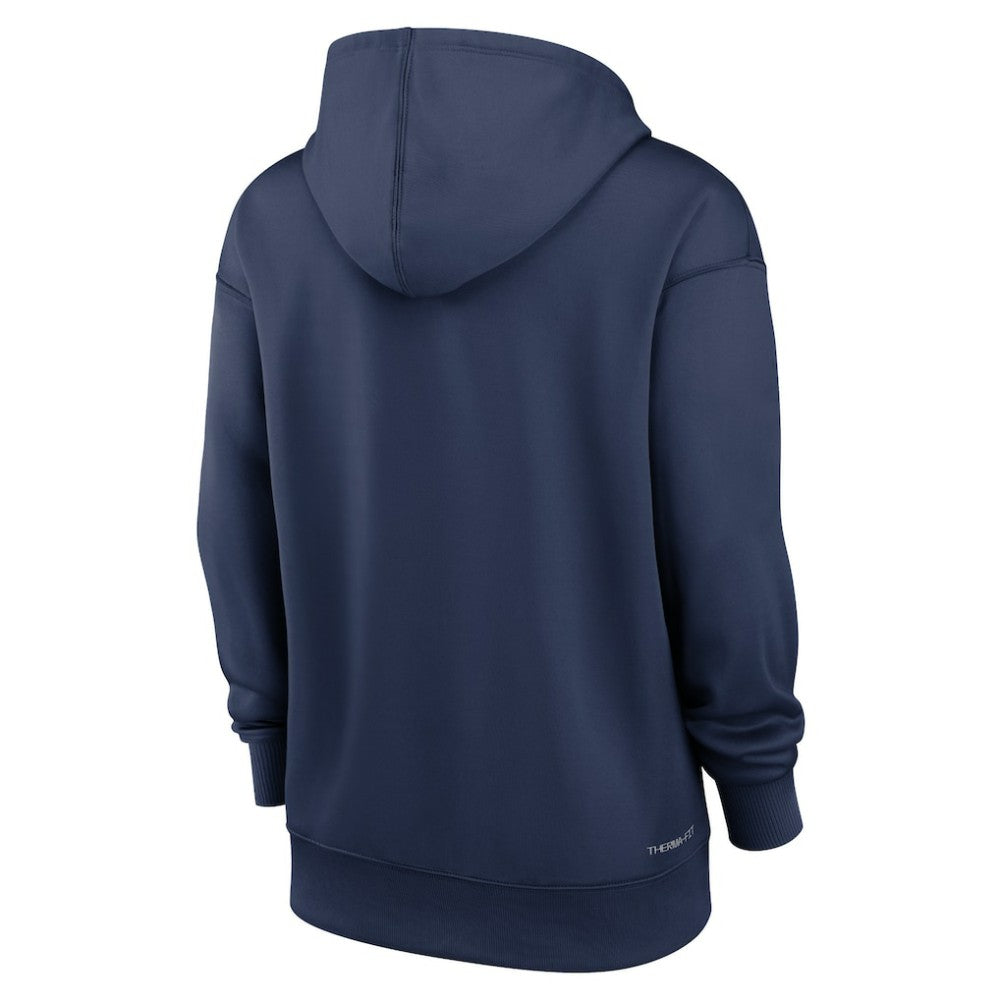 Seattle Mariners Women's Authentic Collection Performance Pullover Hoodie - Navy | Nike