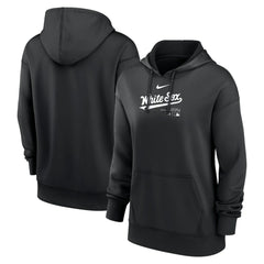 Chicago White Sox Women's Authentic Collection Performance Pullover Hoodie - Black | Nike