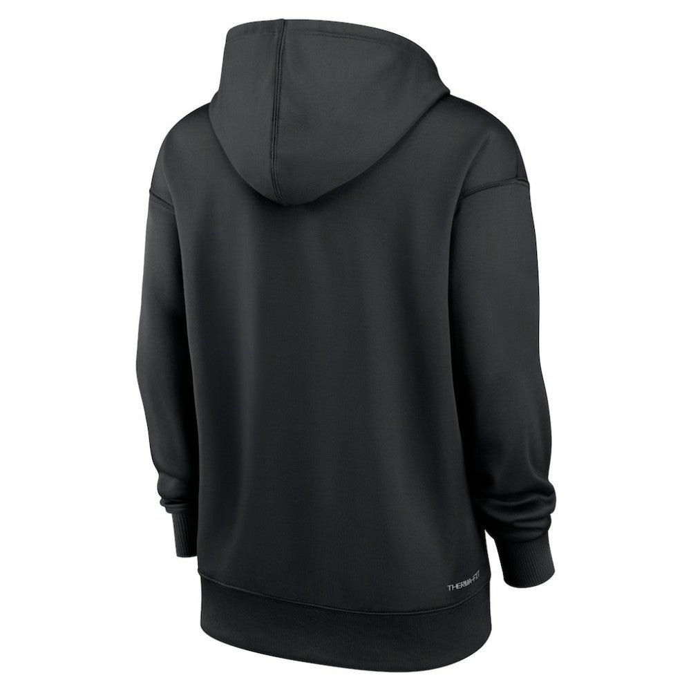 Chicago White Sox Women's Authentic Collection Performance Pullover Hoodie - Black | Nike