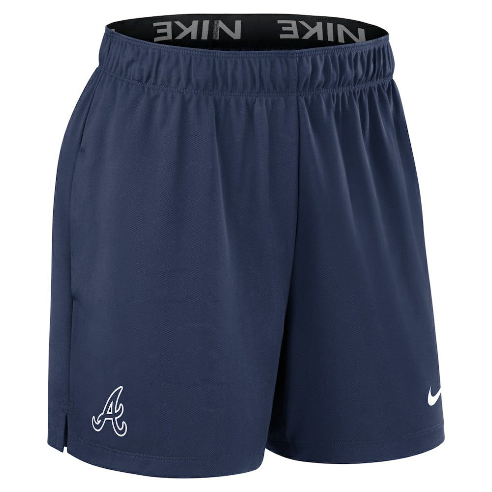 Atlanta Braves Women's Authentic Collection Knit Shorts - Navy | Nike