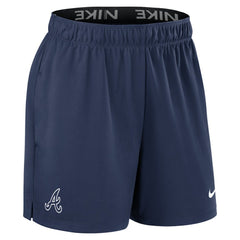 Atlanta Braves Women's Authentic Collection Knit Shorts - Navy | Nike