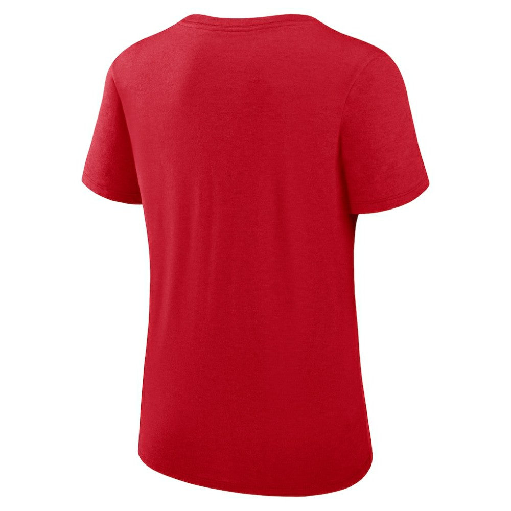 St. Louis Cardinals Women's Authentic Collection Performance Scoop Neck T-Shirt - Red | Nike