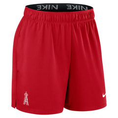 Los Angeles Angels Women's Authentic Collection Knit Shorts - Red | Nike