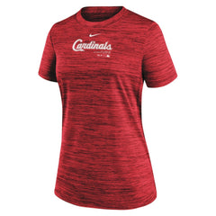 St. Louis Cardinals Women's Authentic Collection Velocity Performance T-Shirt - Red | Nike