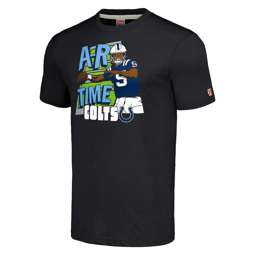 Anthony Richardson Sr. Indianapolis Colts Homage Unisex Caricature Player Tri-Blend T-Shirt - Charcoal for sale