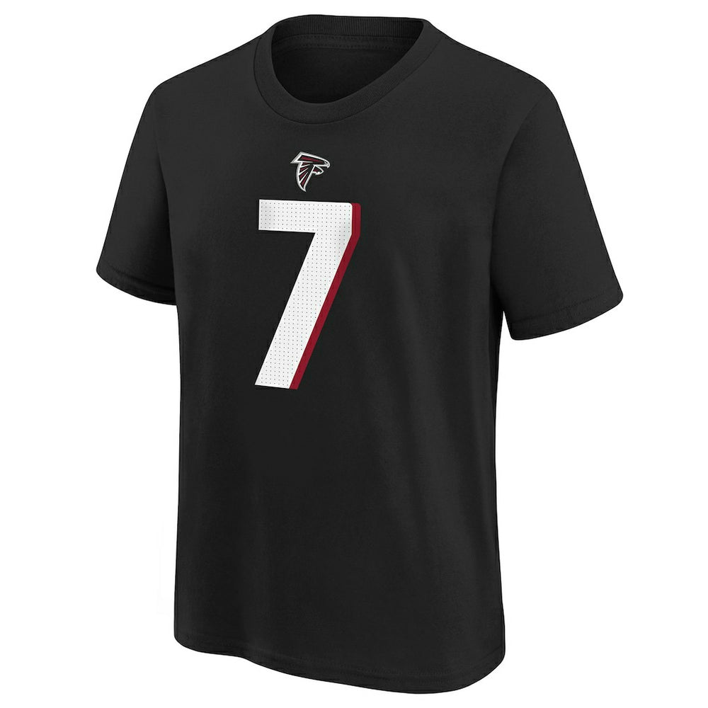 Bijan Robinson Atlanta Falcons Youth Player Name & Number T-Shirt - Black | Nike cheap