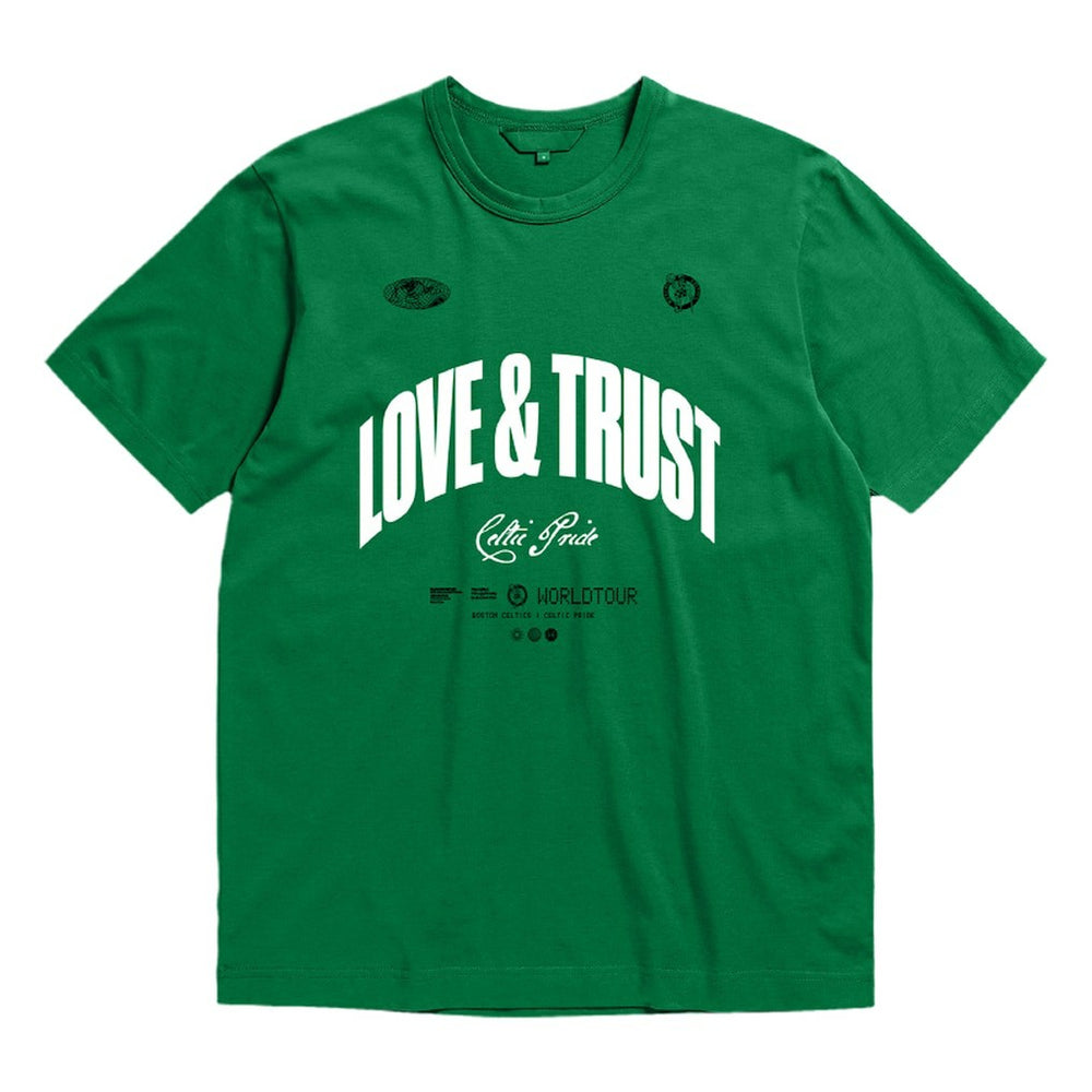 Boston Celtics Bleacher Report x  Unisex World Tour T-Shirt - Kelly Green | Mitchell & Ness outlet