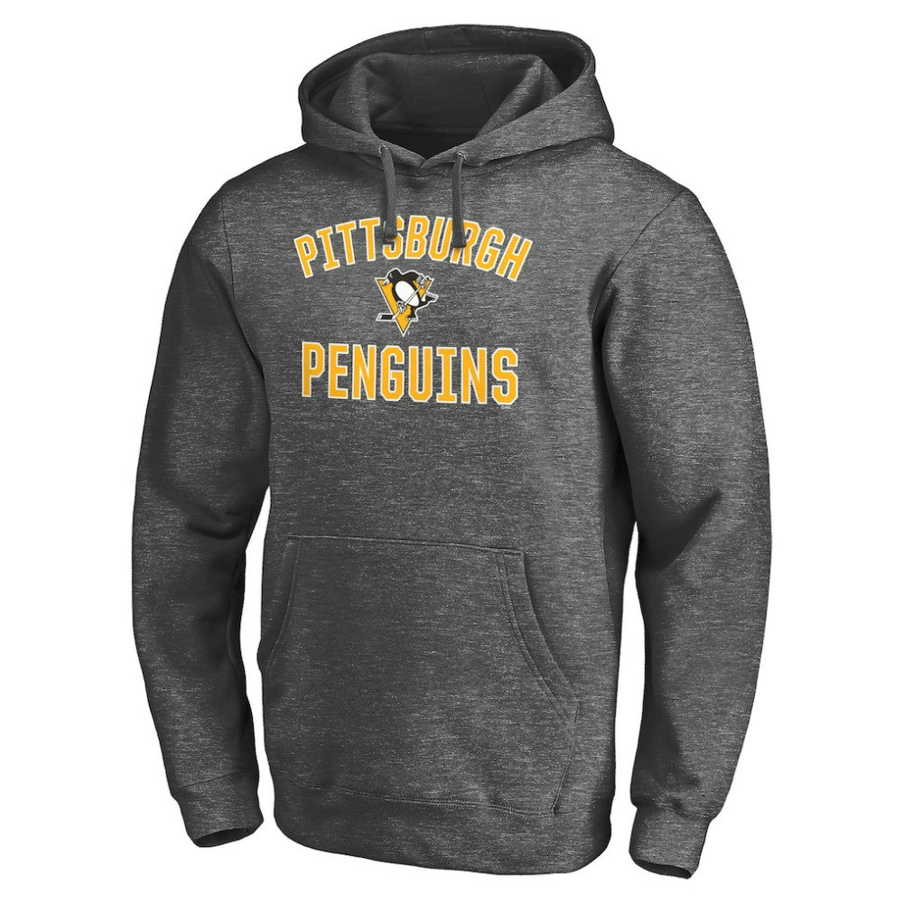 Pittsburgh Penguins Victory Arch Pullover Hoodie Charcoal
