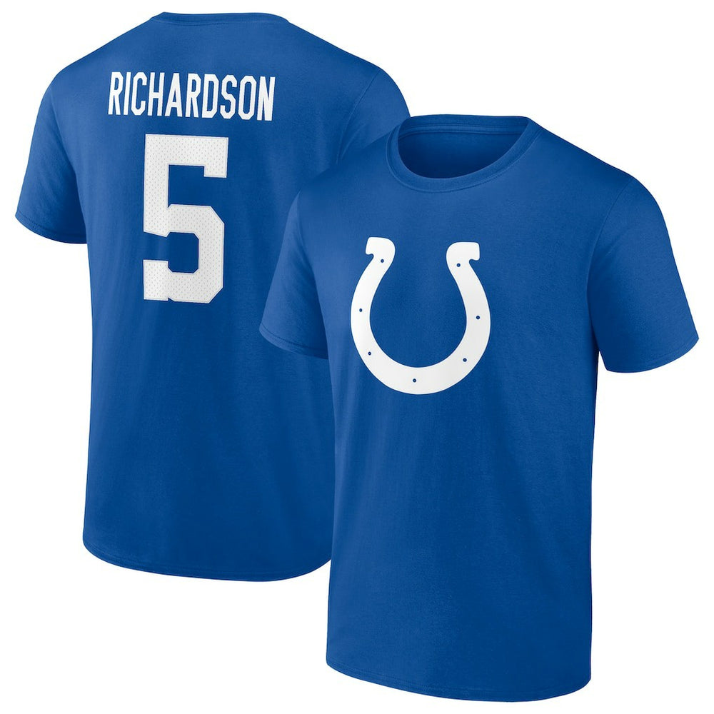 Anthony Richardson Indianapolis Colts Icon Name & Number T-Shirt - Royal sale