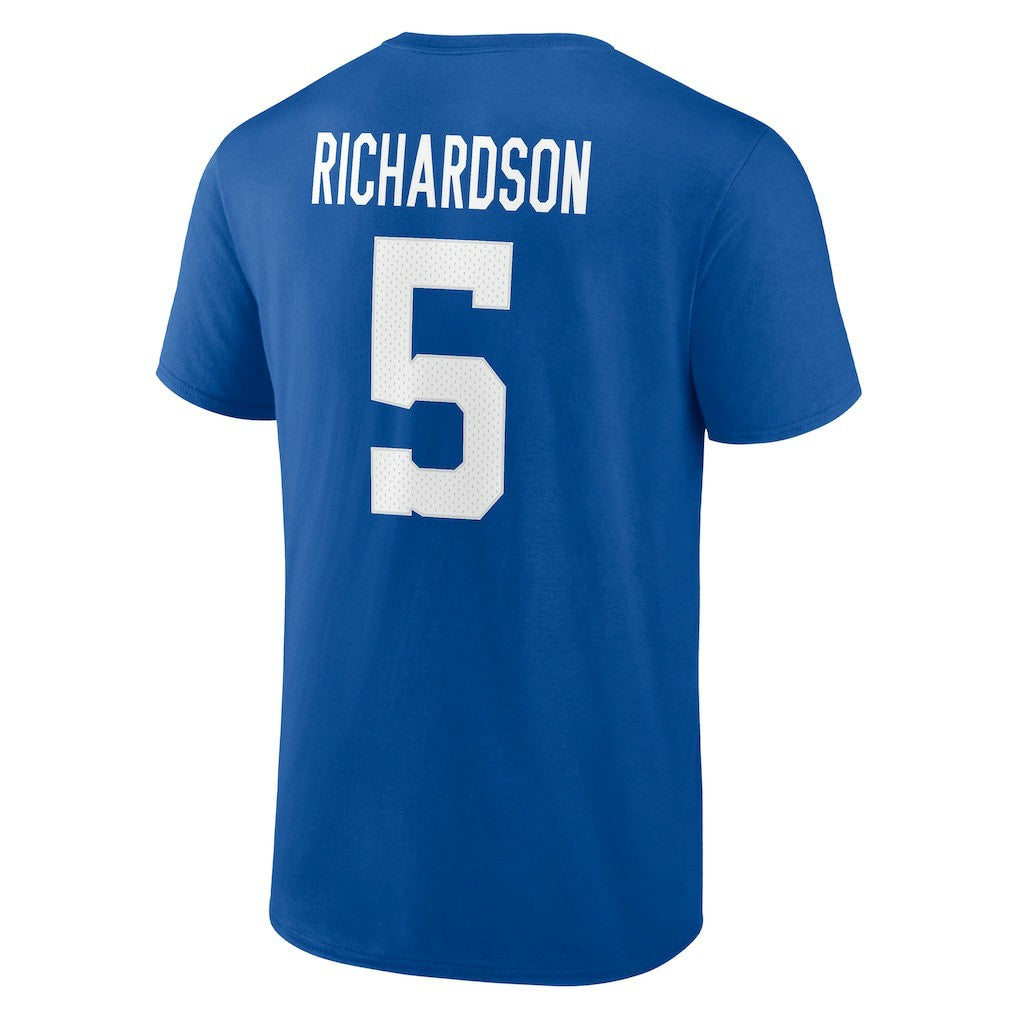 Anthony Richardson Indianapolis Colts Icon Name & Number T-Shirt - Royal sale