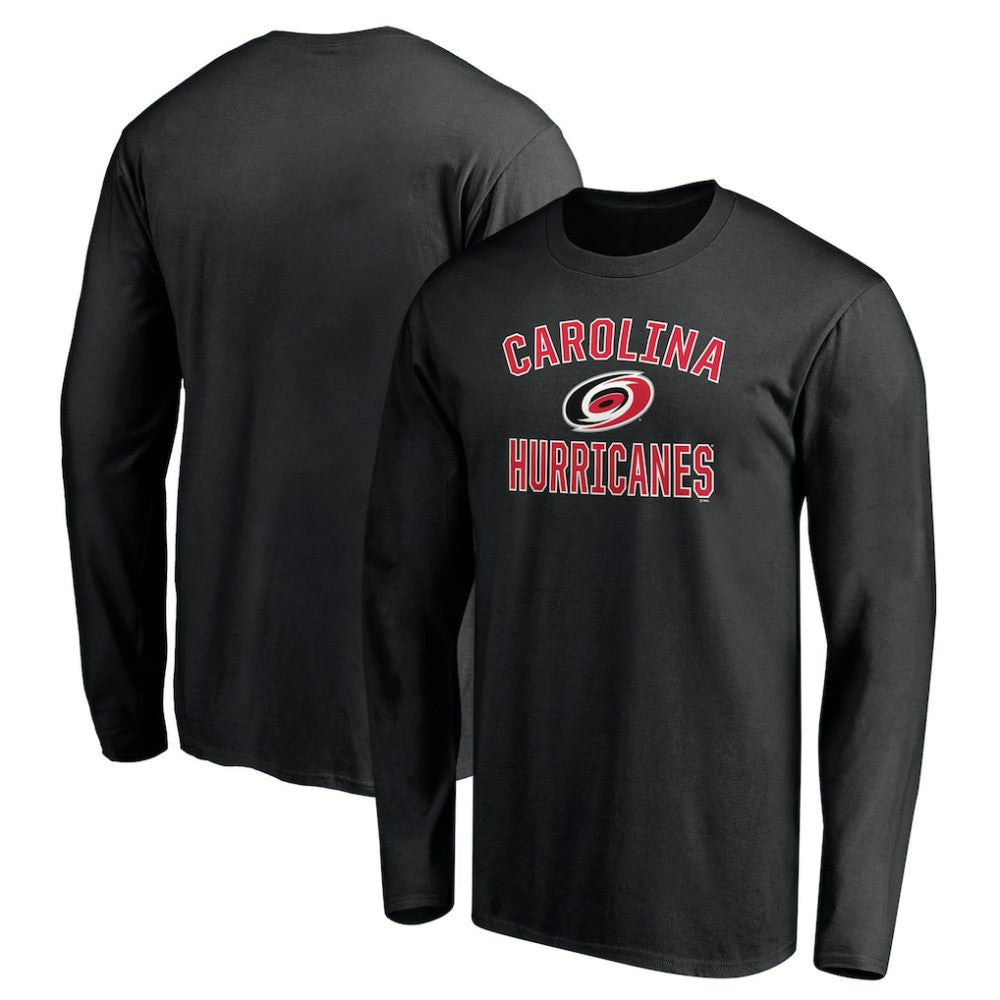 Carolina Hurricanes Victory Arch Long Sleeve T-Shirt Black