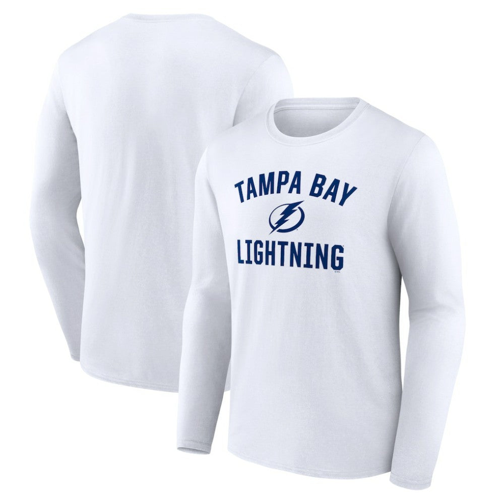 Tampa Bay Lightning Victory Arch Long Sleeve T-Shirt White
