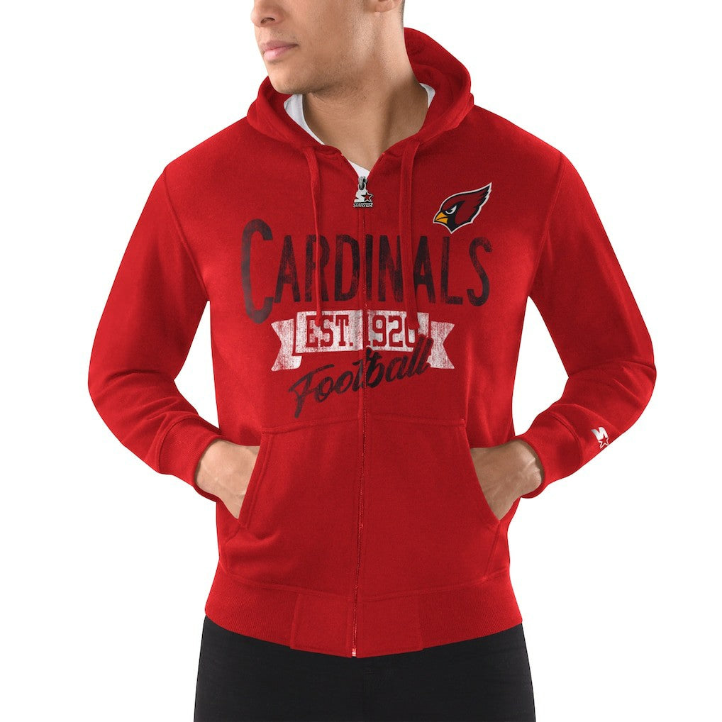 Arizona Cardinals Starter Domestic Post Season Full-Zip Hoodie - Cardinal outlet