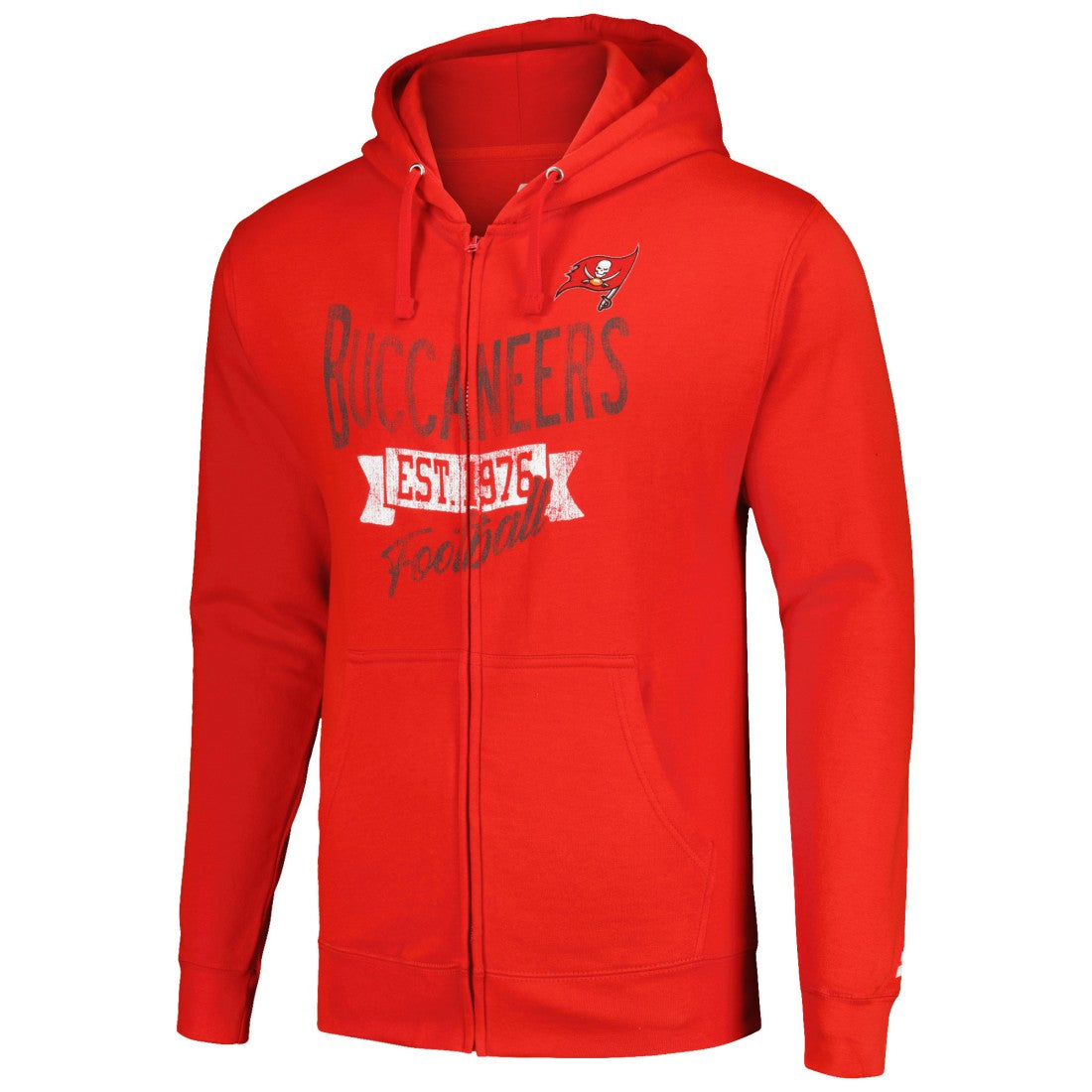 Tampa Bay Buccaneers Starter Domestic Post Season Full-Zip Hoodie - Red on sale