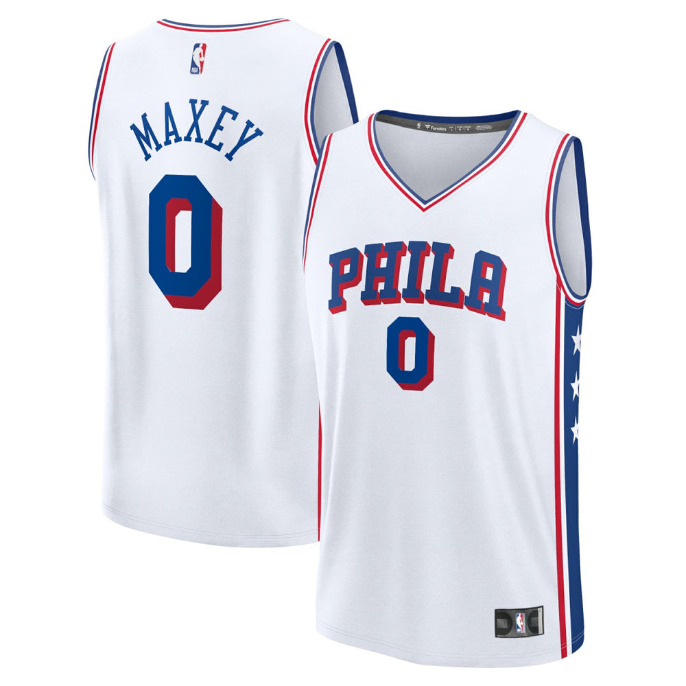 Tyrese Maxey Philadelphia 76ers Fast Break Replica Player Jersey - Association Edition - White | Fanatics on sale