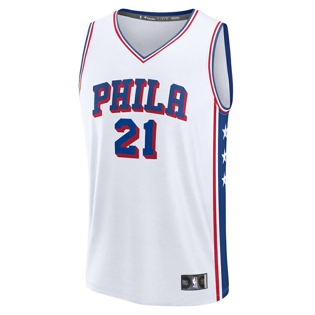 Joel Embiid Philadelphia 76ers Fast Break Replica Player Jersey - Association Edition - White | Fanatics sale