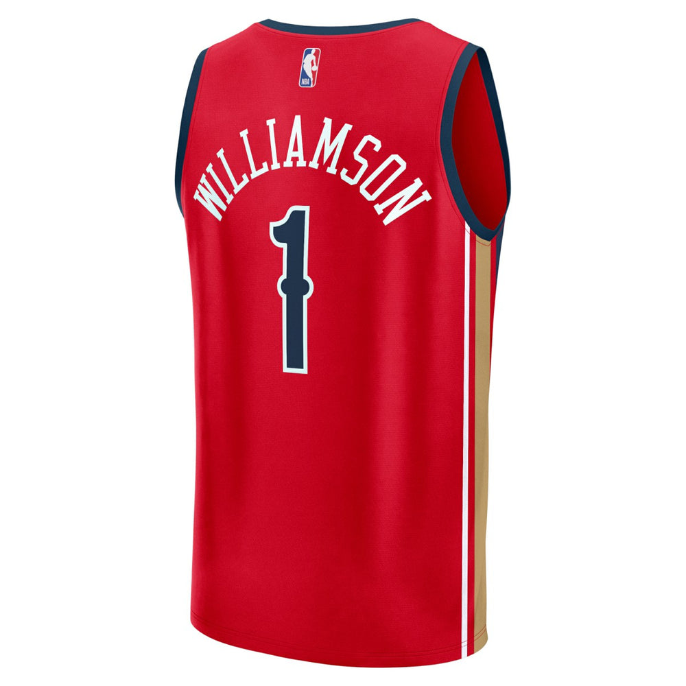 Zion Williamson New Orleans Pelicans Youth Fast Break Player Jersey - Statement Edition - Red | Fanatics for sale