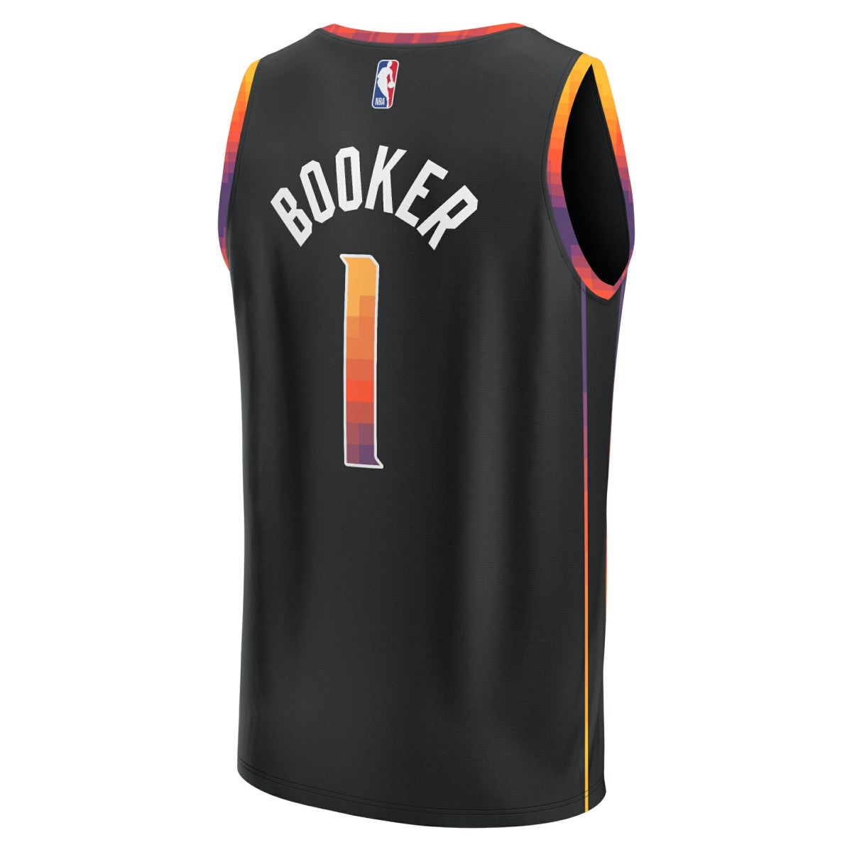 Devin Booker Phoenix Suns Fast Break Replica Player Jersey - Statement Edition - Black | Fanatics shop