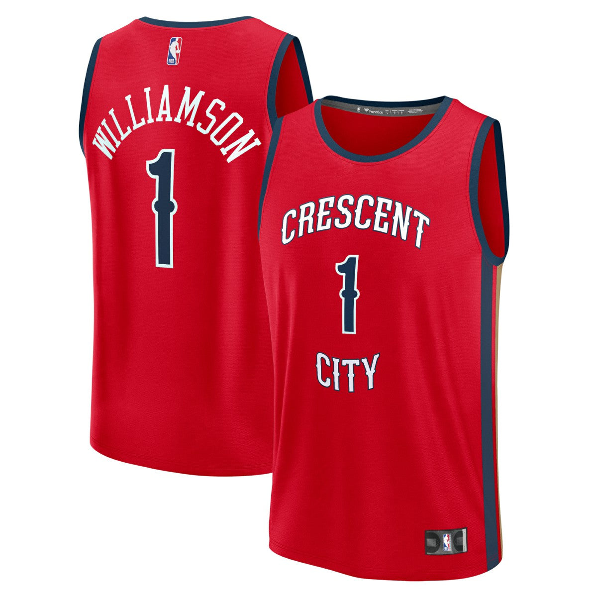 Zion Williamson New Orleans Pelicans Fast Break Replica Player Jersey - Statement Edition - Red | Fanatics online
