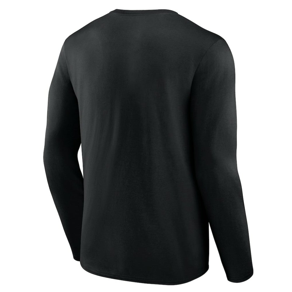 Pittsburgh Pirates Logo Athletic Heart & Soul Long Sleeve T-Shirt - Black