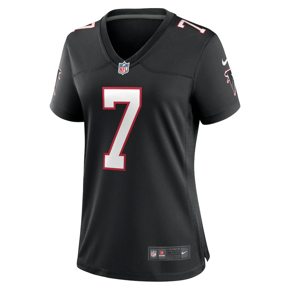 Bijan Robinson Atlanta Falcons Women's Alternate Game Jersey - Black | Nike for sale