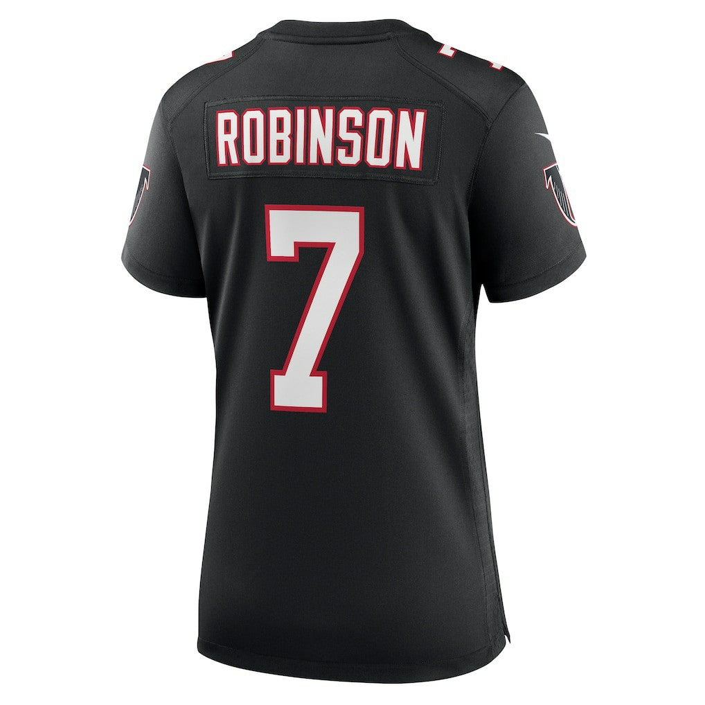 Bijan Robinson Atlanta Falcons Women's Alternate Game Jersey - Black | Nike for sale