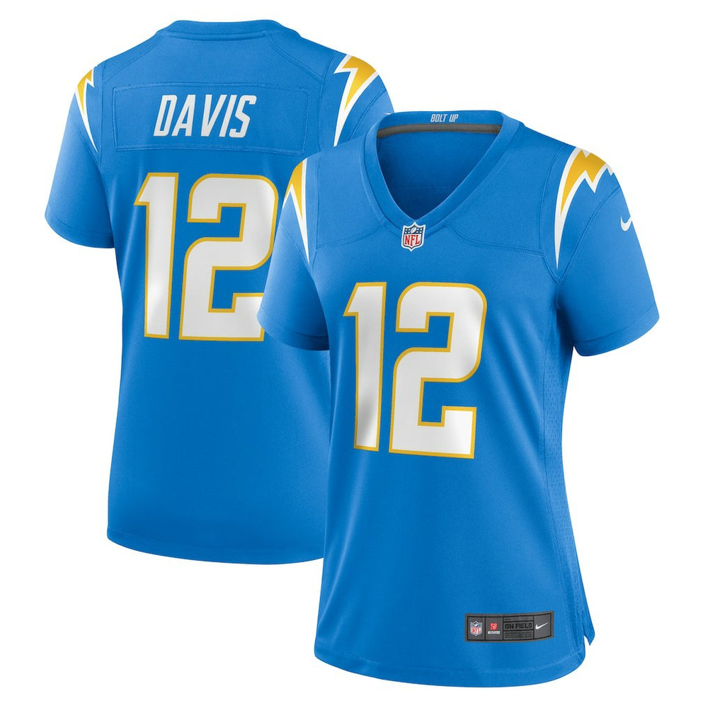 Derius Davis Los Angeles Chargers Women's Team Game Jersey - Powder Blue | Nike outlet