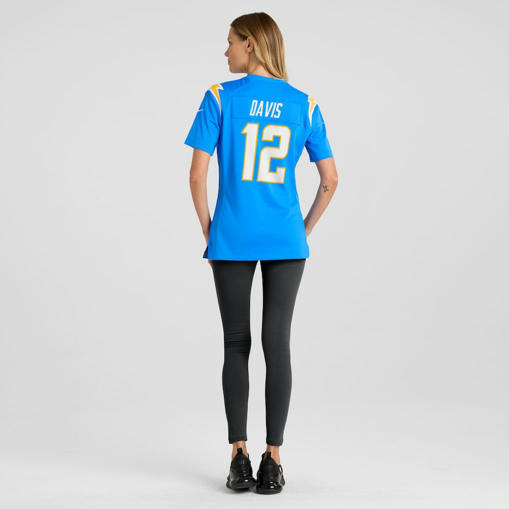 Derius Davis Los Angeles Chargers Women's Team Game Jersey - Powder Blue | Nike outlet