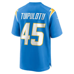 Tuli Tuipulotu Los Angeles Chargers Team Game Jersey - Powder Blue | Nike sale