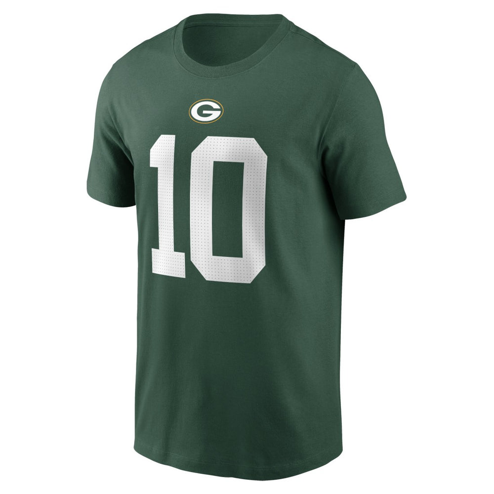 Jordan Love Green Bay Packers Player Name & Number T-Shirt - Green | Nike on sale