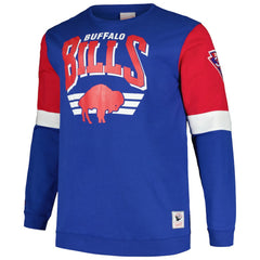Buffalo Bills Big & Tall Fleece Pullover Sweatshirt - Royal on sale