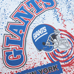 New York Giants Big & Tall Allover Print T-Shirt - White sale