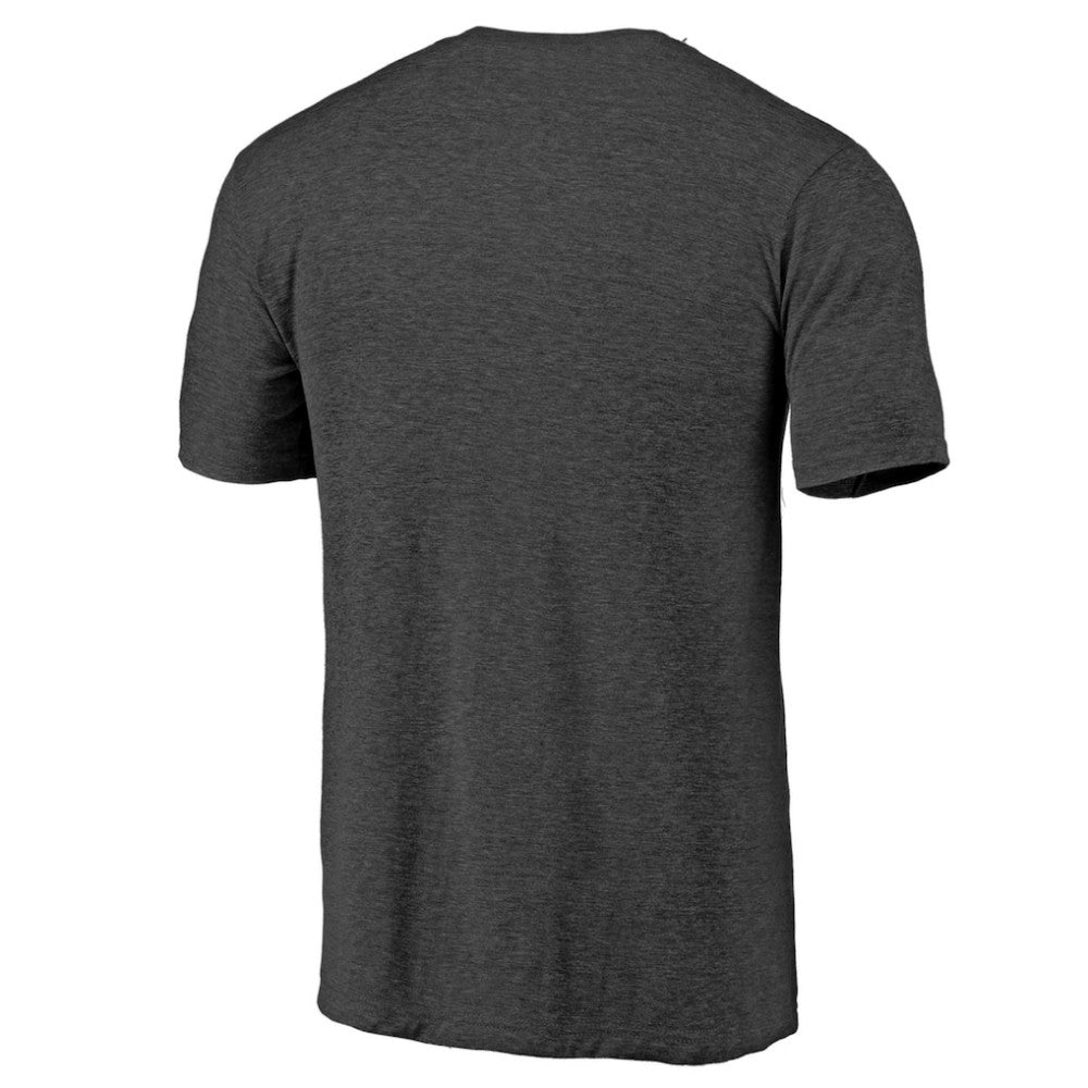 Pittsburgh Pirates Official Logo Tri-Blend T-Shirt - Heather Charcoal
