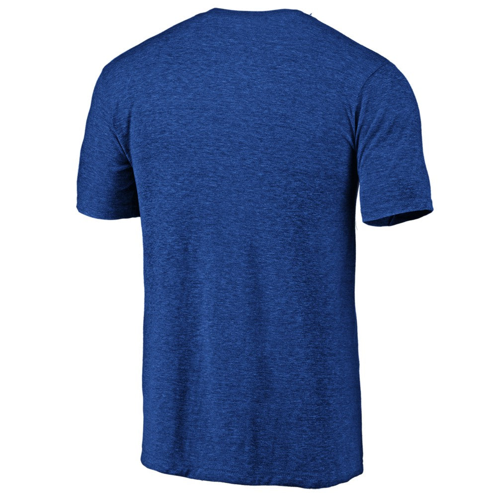 Milwaukee Brewers Official Logo Tri-Blend T-Shirt - Heather Royal
