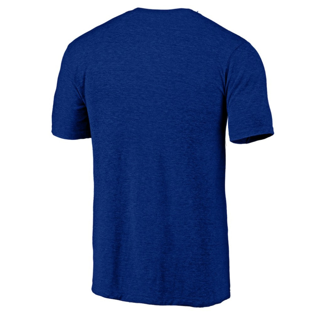 Toronto Blue Jays Official Logo Tri-Blend T-Shirt - Heather Royal