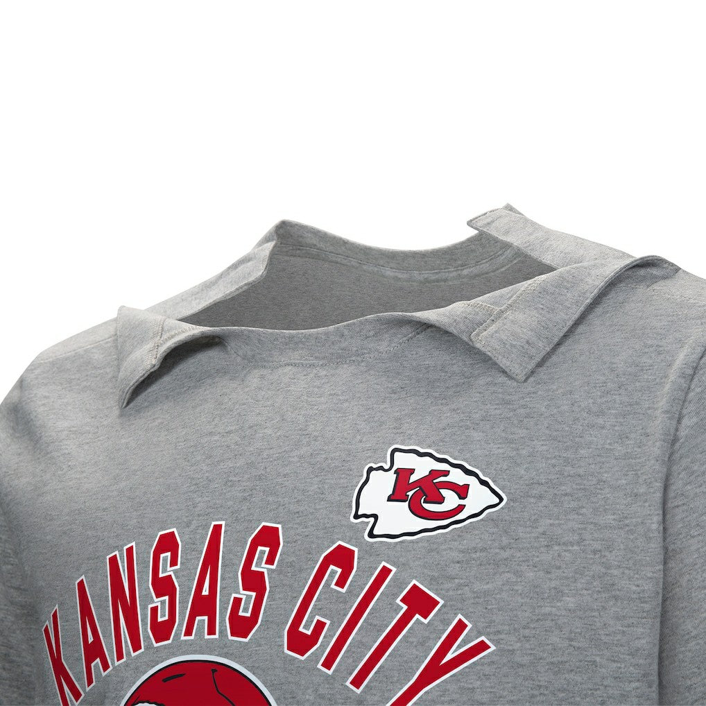 Kansas City Chiefs Tackle Adaptive T-Shirt - Gray sale
