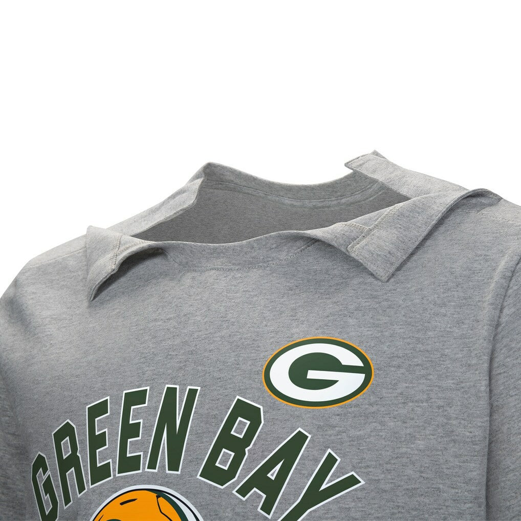 Green Bay Packers Tackle Adaptive T-Shirt - Gray on sale