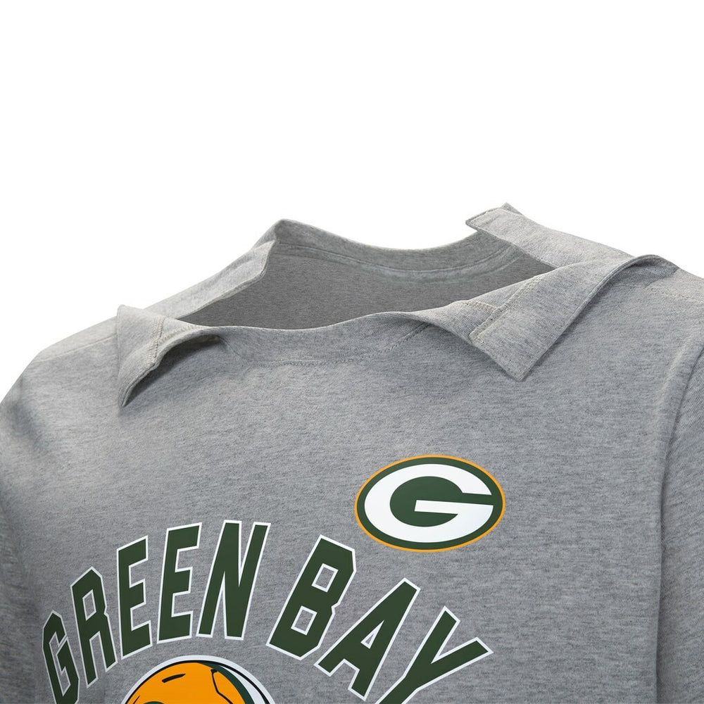 Green Bay Packers Tackle Adaptive T-Shirt - Gray on sale